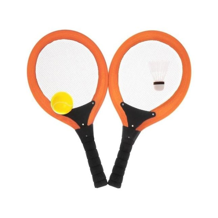 Badminton Raketi + 2 Top