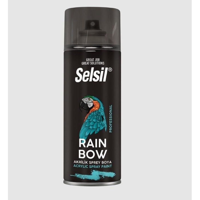 Selsil Rainbow Akrilik Sprey Boya 1028 Kavun Sarı