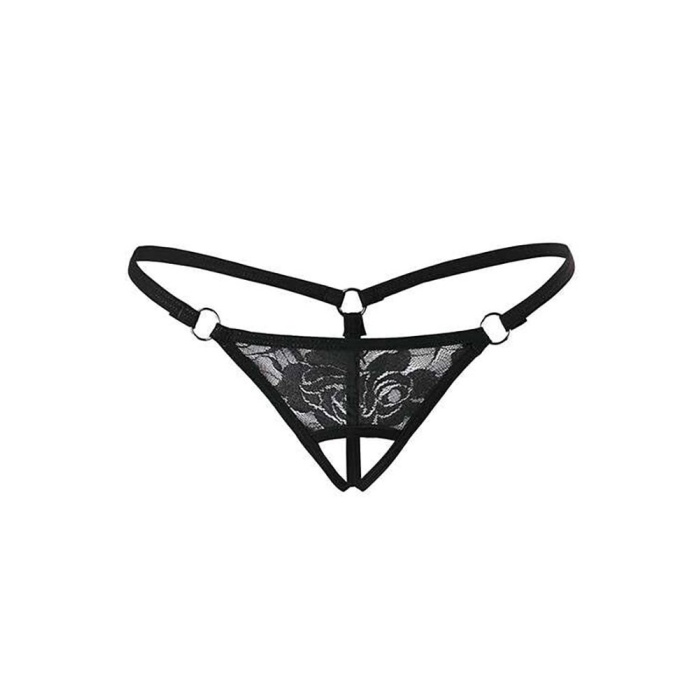 Dantelli Özel Bölgesi Açık G-String