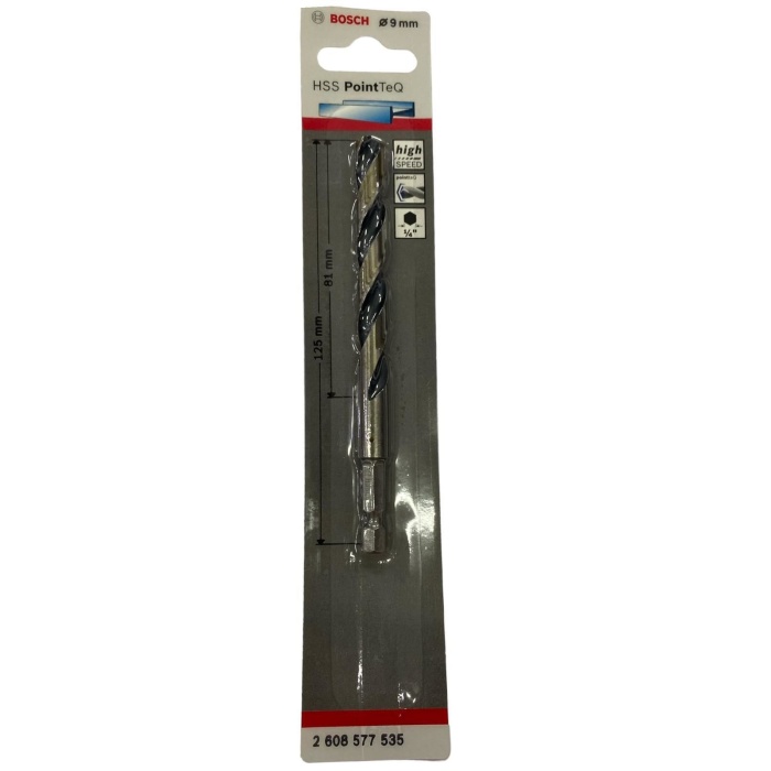 Bosch Pointteq Altıgen Şaftlı Hss Matkap Ucu 9 mm