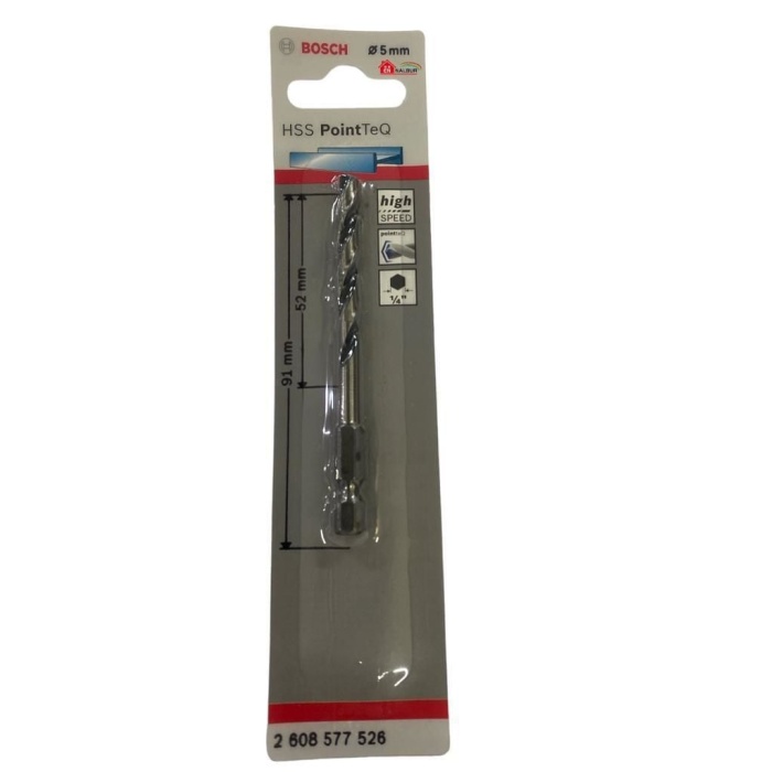 Bosch Pointteq Altıgen Şaftlı Hss Matkap Ucu 5 mm