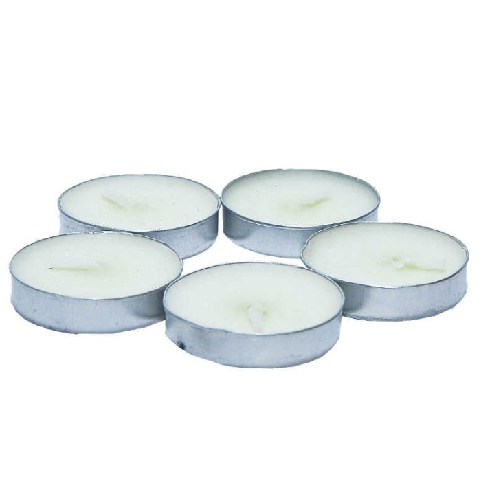 Tea Lights Beyaz Mum 5 li 1 Paket