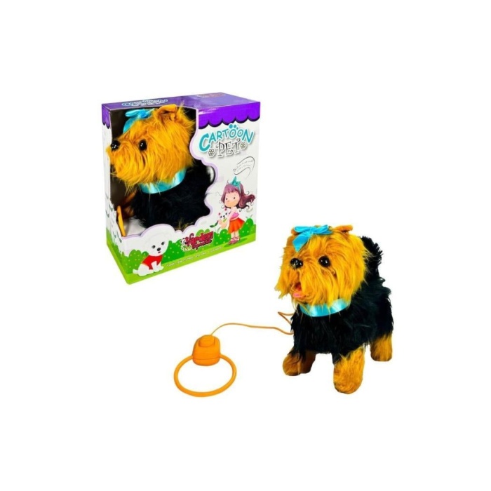 Peluş Tasmalı Yürüyen Köpek