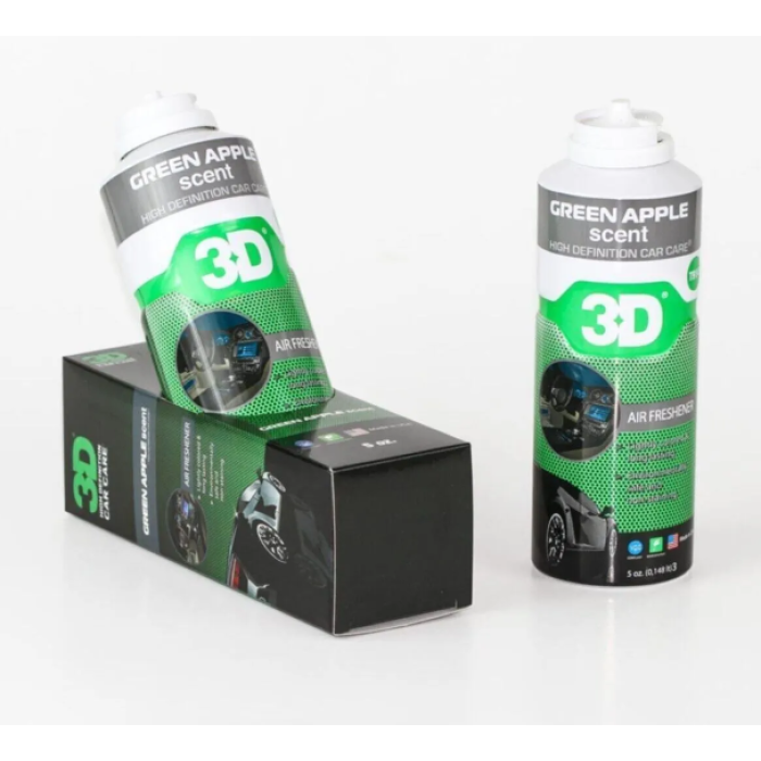3D Green Apple Scent Klima Bombası Dezenfektan 150ML 24 ADET