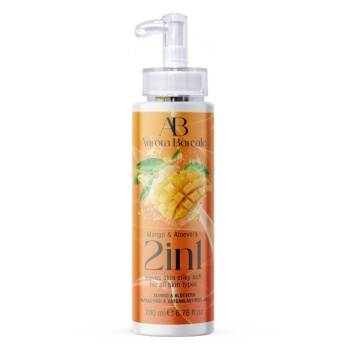 Aurora Boreale 2si1 Arada Mango Alovera Aromalı Masaj Yağı &amp; Kayganlaştırıcı Jel 200 ML