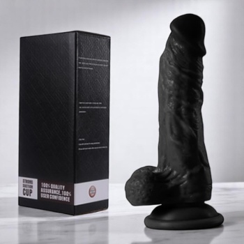 Troops 17 CM Vantuzlu Gerçekçi Realistik Zenci Dildo Anal Penis