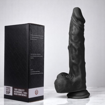 Gabriel 24 CM Vantuzlu Uzun Gerçekçi Realistik Zenci Penis Dildo