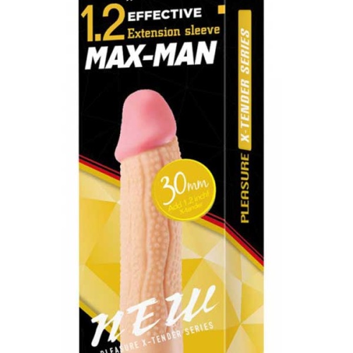 Max Man 30mm Dolgulu Penis Kılıfı YN0050