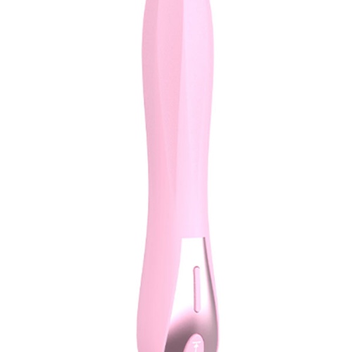 Özel Kabartmalı Şarjlı Vibratör - Pembe Model 2