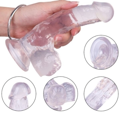 18cm Beyaz Dildo No:5