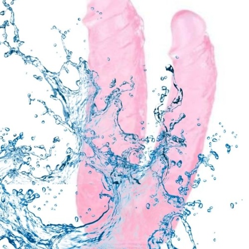 19cm Pembe Çiftli Dildo No:76