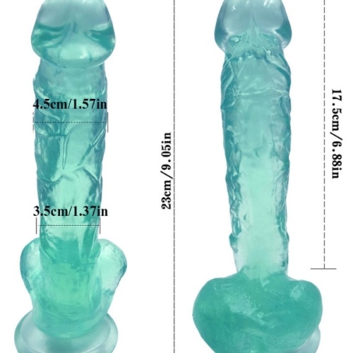 23cm Yeşil Dildo No:22