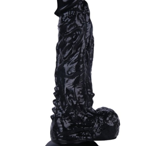 18,5cm Siyah Dildo No:104
