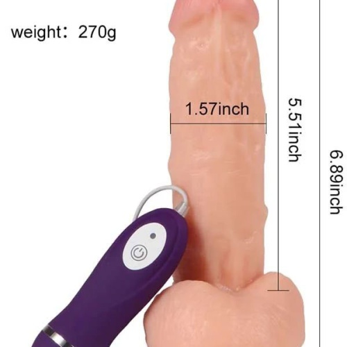 Shequ Kassadin Titreşimli Gerçekçi Realistik Penis 17.5 cm