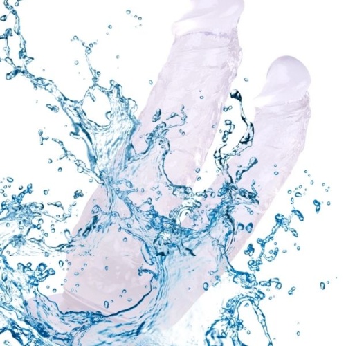 19cm Beyaz Çiftli Dildo No:76