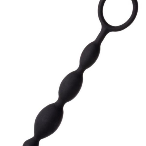 Anal Boncuk S Silikon Siyah 19,5cm