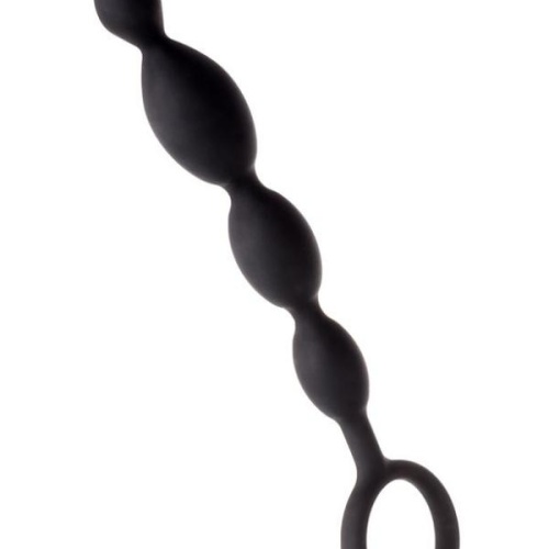 Anal Boncuk S Silikon Siyah 19,5cm