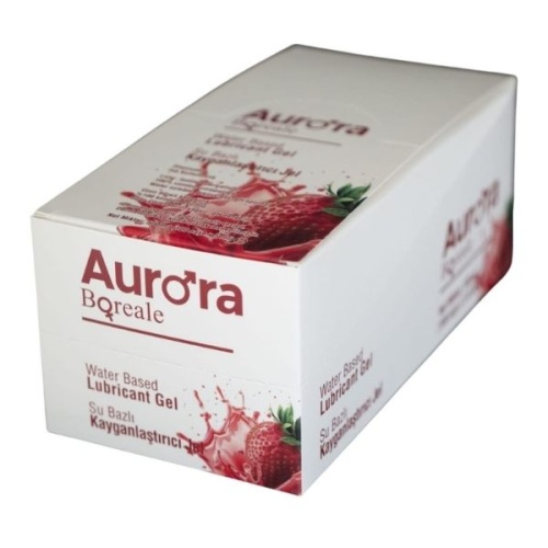 Aurora Boreale 100 Lü 5 Ml Şase Çilekli Kayganlaştırıcı