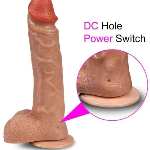 Shequ Bronte Şarjlı Döner Başlı Realistik Dildo Uzaktan Kumandalı 20.5 cm