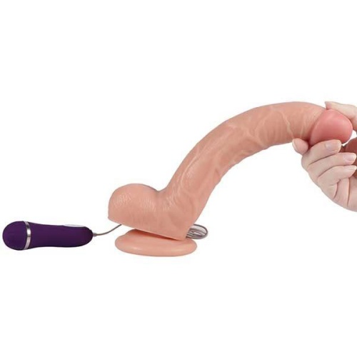 Shequ Optimus Titreşimli Realistik Dildo 28 cm