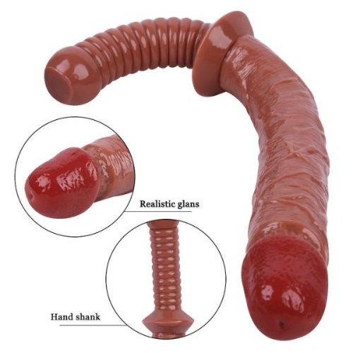 KahveRengi 38 cm Jop Dildo Model No:1065