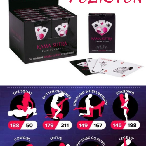 Erotik Kamasutra Kartları - 54 Pozisyon
