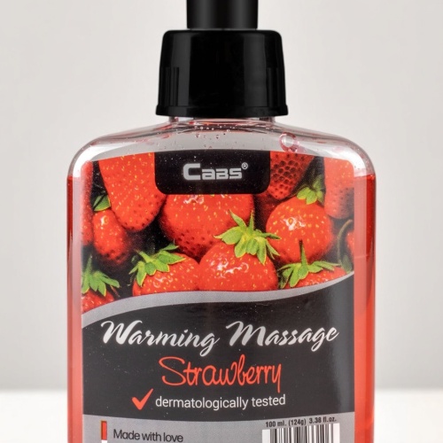 Cabs Su Bazlı Çilek Aromalı Masaj Yağı 100 ml