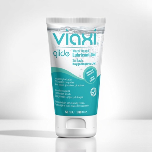 Viaxi Glide Su Bazlı Kayganlaştırıcı Jel Sade 50 ml