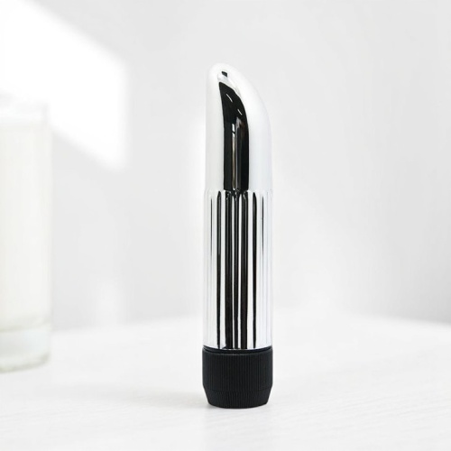 Satisfy Güçlü Titreşimli 14 CM Metal Vajinal Anal Vibratör Dildo