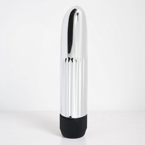 Satisfy Güçlü Titreşimli 14 CM Metal Vajinal Anal Vibratör Dildo