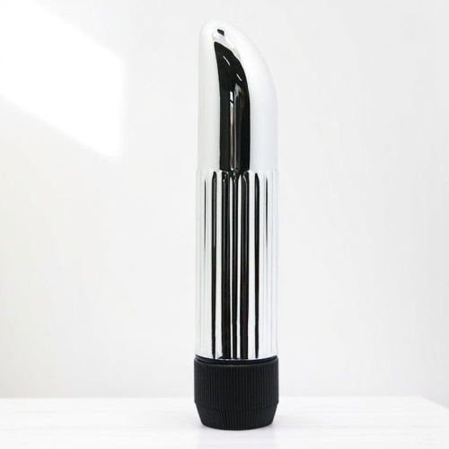 Satisfy Güçlü Titreşimli 14 CM Metal Vajinal Anal Vibratör Dildo