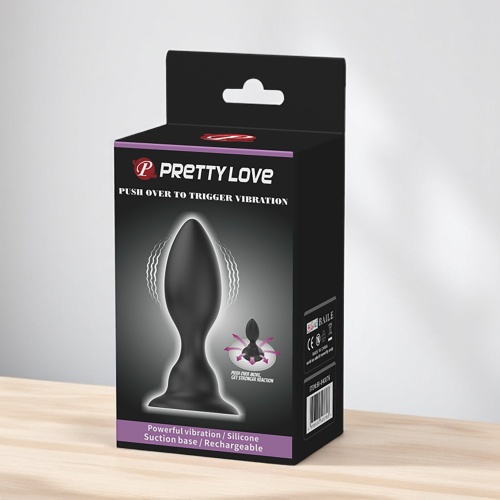 Anal ve Vajinal Tıkaç Titreşimli Vantuzlu Anal Plug