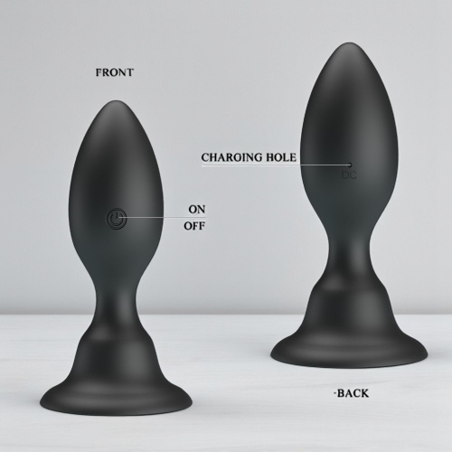 Anal ve Vajinal Tıkaç Titreşimli Vantuzlu Anal Plug