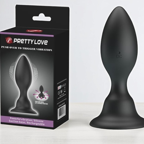 Anal ve Vajinal Tıkaç Titreşimli Vantuzlu Anal Plug