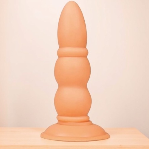 17 cm Vantuzlu Realistik Anal Plug Dildo