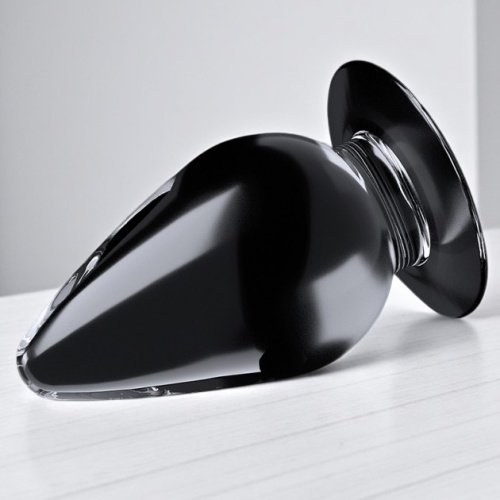 12 cm Vantuzlu Ultra Soft Anal Plug Şeffaf