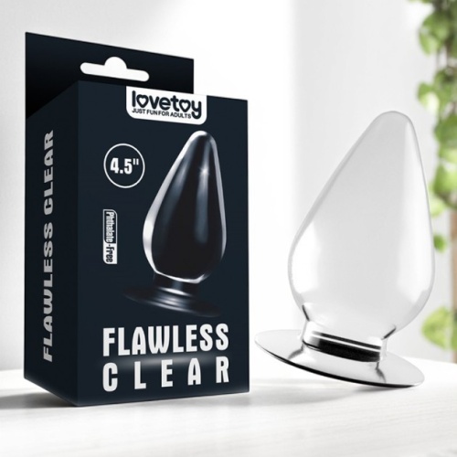 12 cm Vantuzlu Ultra Soft Anal Plug Şeffaf