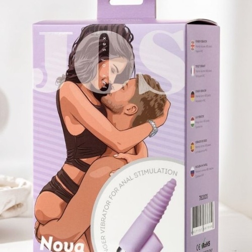 Parmak Ucu Anal Plug pembe 9 cm