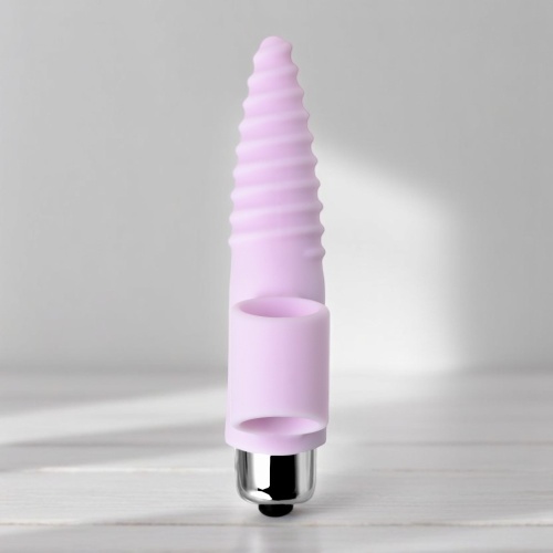 Parmak Ucu Anal Plug pembe 9 cm