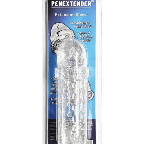 Penextender Tırtıklı Saydam Penis Kılıfı 16.3 cm
