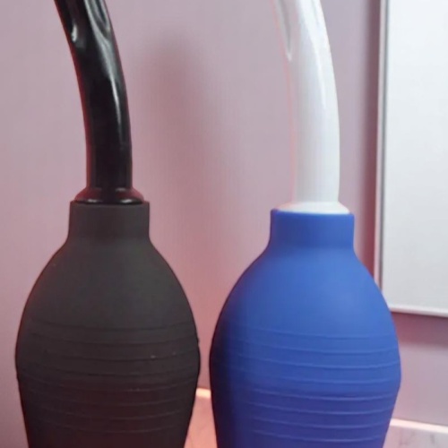 Siyah Anal Pompa Anüs Temizleme Pompası