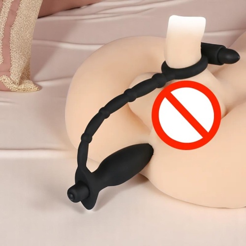 Lovetoy 10 Titreşimli Penis Halkası ve Anal Plug
