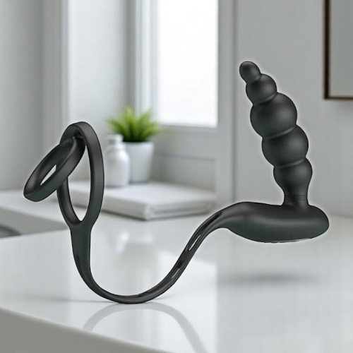 Pretty Love 12 Titreşimli Stimülatör Tasarım Harikası Penis Halkası Ve Anal Plug