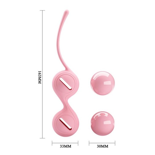 Pretty Love Kegel Vajinal Egzersiz Topları Pembe