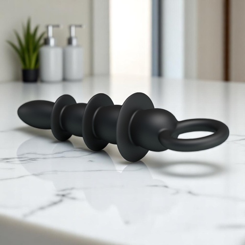 Pretty 13 CM Boğumlu Süper Kalite Anal Plug Anal Açıcı Zenci Dildo