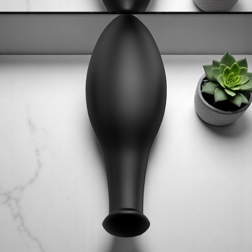 12 Titreşimli Kumandalı Vibratör Zenci Penis Anal Plug Stimülatör