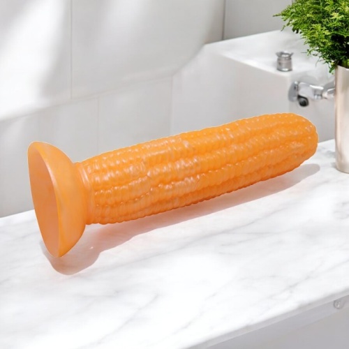 Passionate Fruit 17 CM Güçlü Vantuzlu Jel Penis Anal Dildo - Mısır