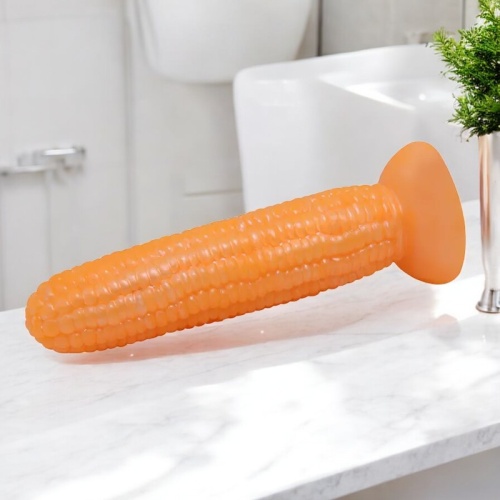 Passionate Fruit 17 CM Güçlü Vantuzlu Jel Penis Anal Dildo - Mısır
