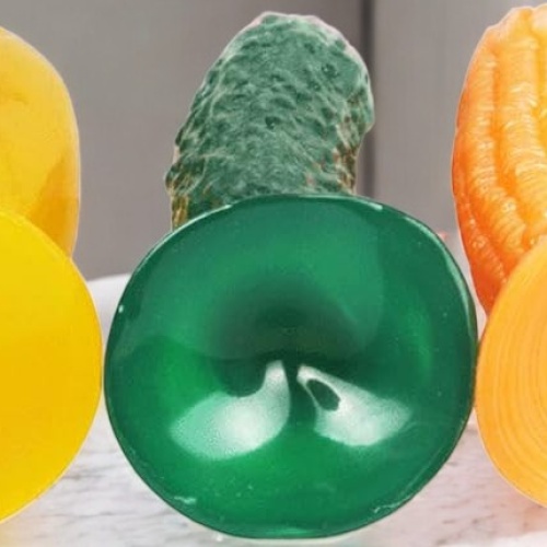 Passionate Fruit 17 CM Güçlü Vantuzlu Jel Penis Dildo - Muz