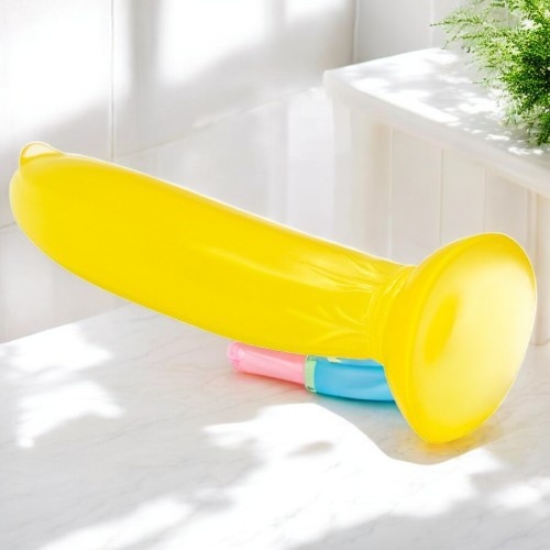 Passionate Fruit 17 CM Güçlü Vantuzlu Jel Penis Dildo - Muz